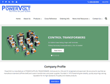 Tablet Screenshot of powervolt.com